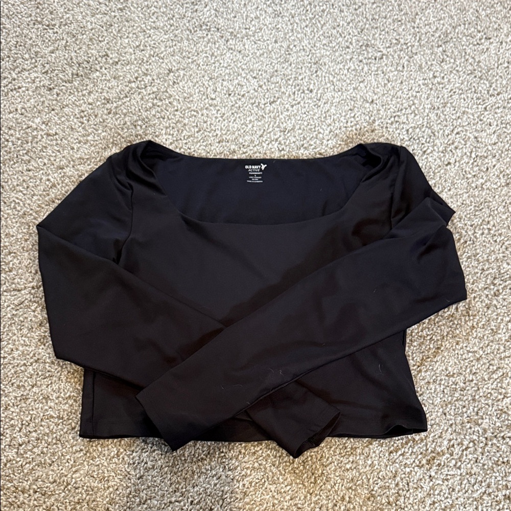 Forever 21 Black Long Sleeve Top